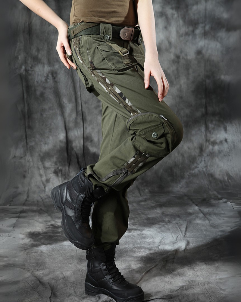 Women's Multi-Pocket Slim Fit Cargo Pants