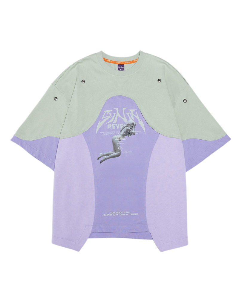 Cyberpunk Dream Princess Ice-Cool Mesh Panel T-Shirt