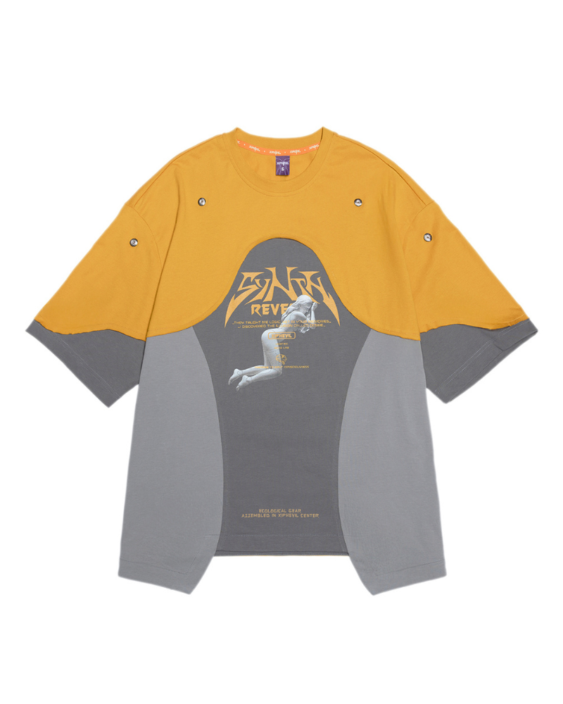 Cyberpunk Dream Princess Ice-Cool Mesh Panel T-Shirt