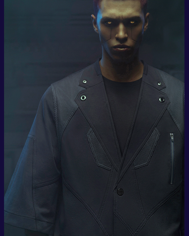 Cyberpunk Outfits Bellator IV Short Sleeve Suit