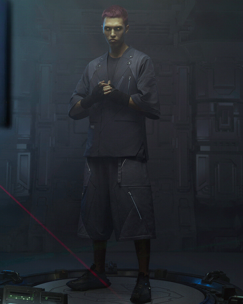 Cyberpunk Outfits Bellator IV Short Sleeve Suit