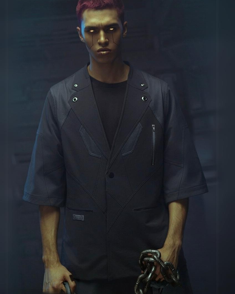 Cyberpunk Outfits Bellator IV Short Sleeve Suit