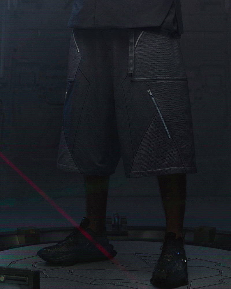 Cyberpunk Outfits Bellator IV Suit Shorts
