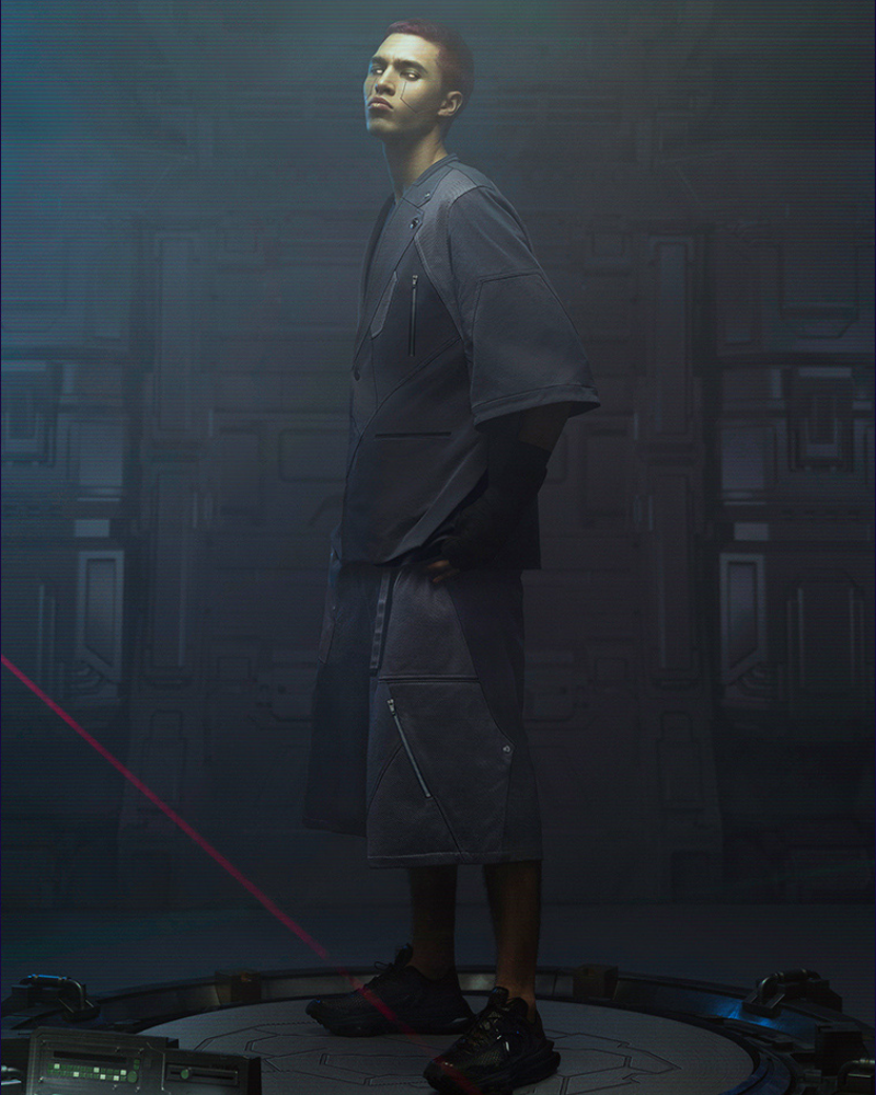 Cyberpunk Outfits Bellator IV Suit Shorts