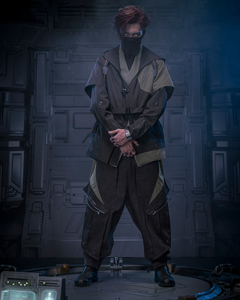 Cyberpunk Outfits Blade Shadow Cargo Pants