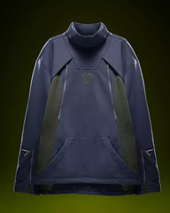 Cyberpunk Outfits Cotton Unisex Turtleneck Pullover Sweatshirt