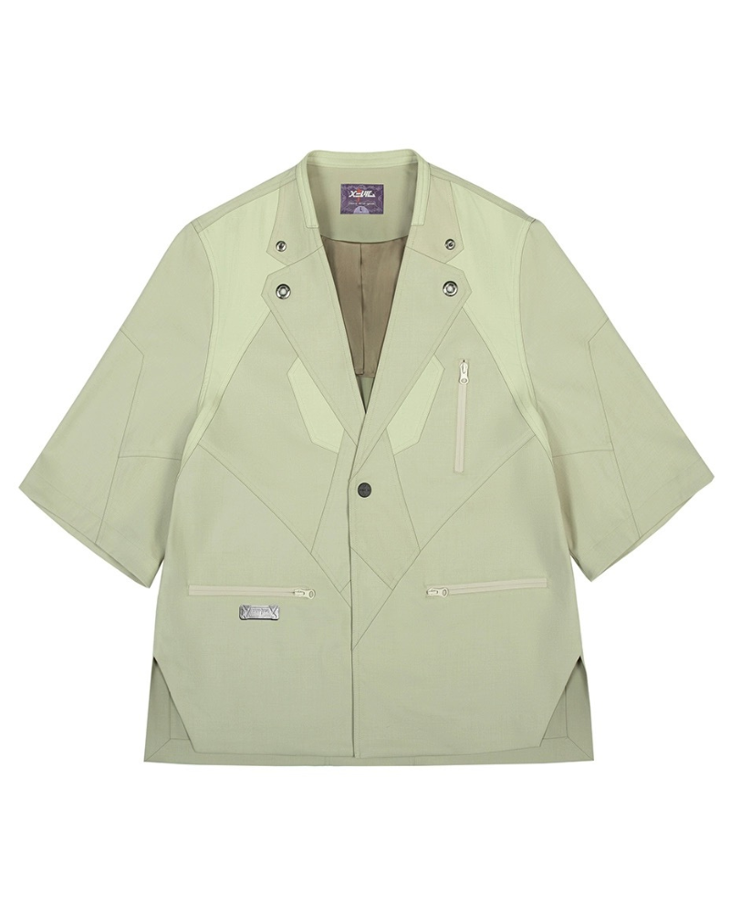 Cyberpunk Outfits Demiurge IV Short Sleeve Suit