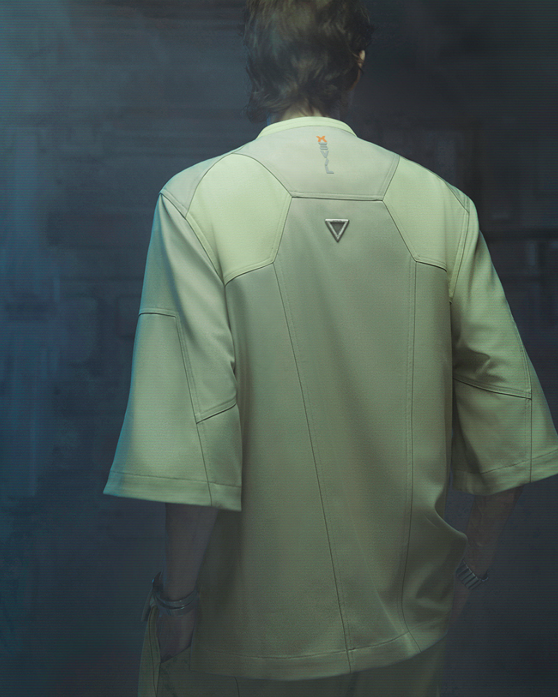Cyberpunk Outfits Demiurge IV Short Sleeve Suit