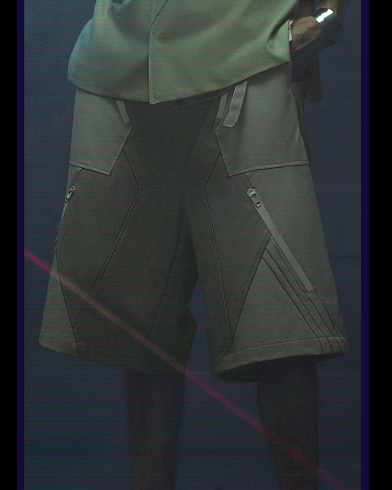 Cyberpunk Outfits Demiurge IV Suit Shorts