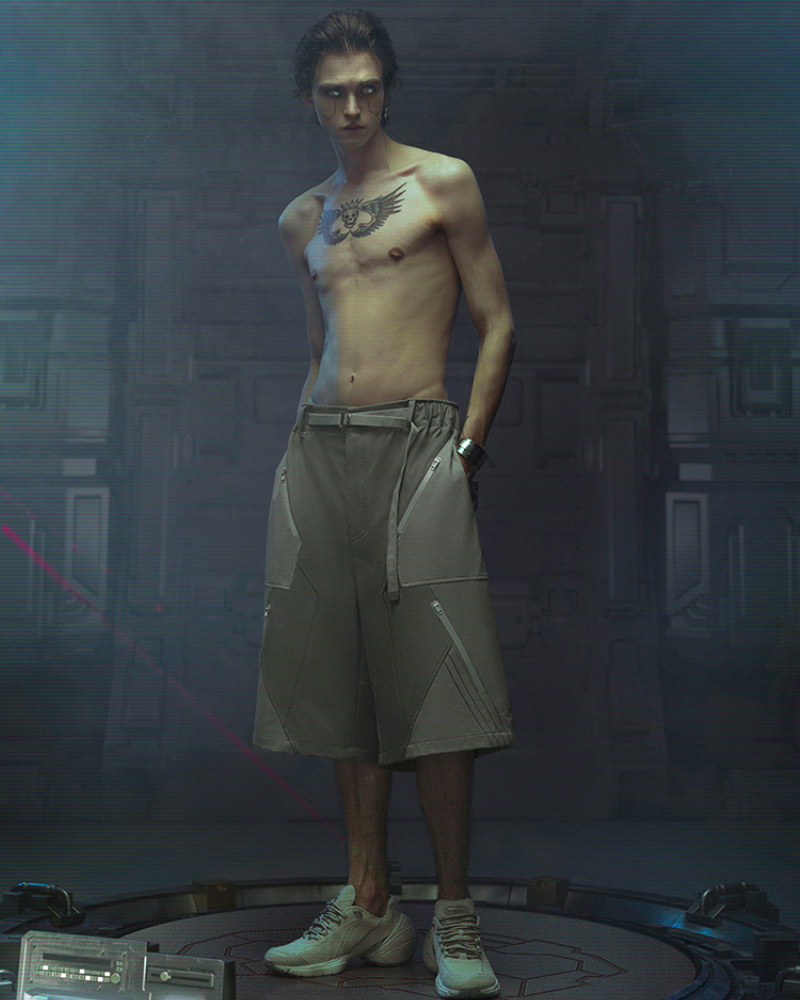 Cyberpunk Outfits Demiurge IV Suit Shorts