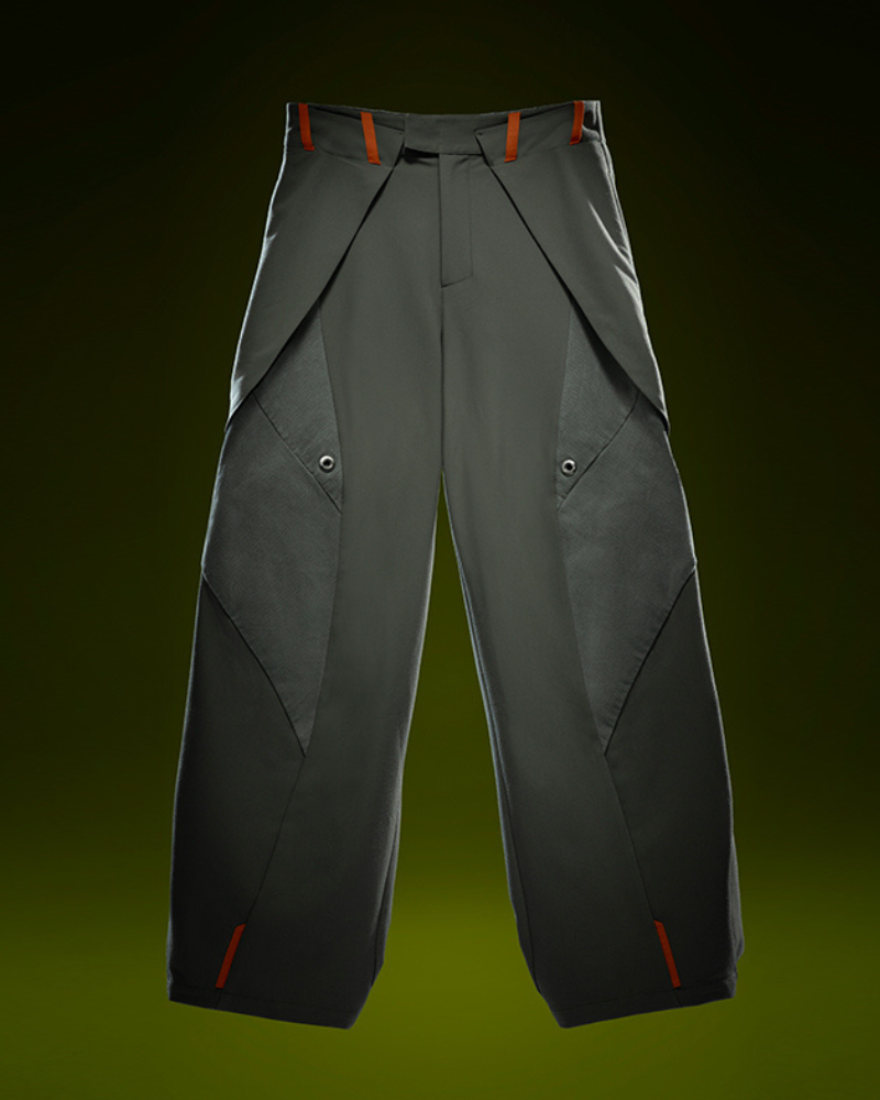 Cyberpunk Outfits Invisible Street Unisex Loose Pants