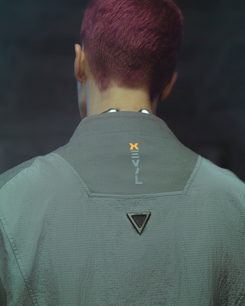 Cyberpunk Outfits Military Style Short Sleeve Shirt