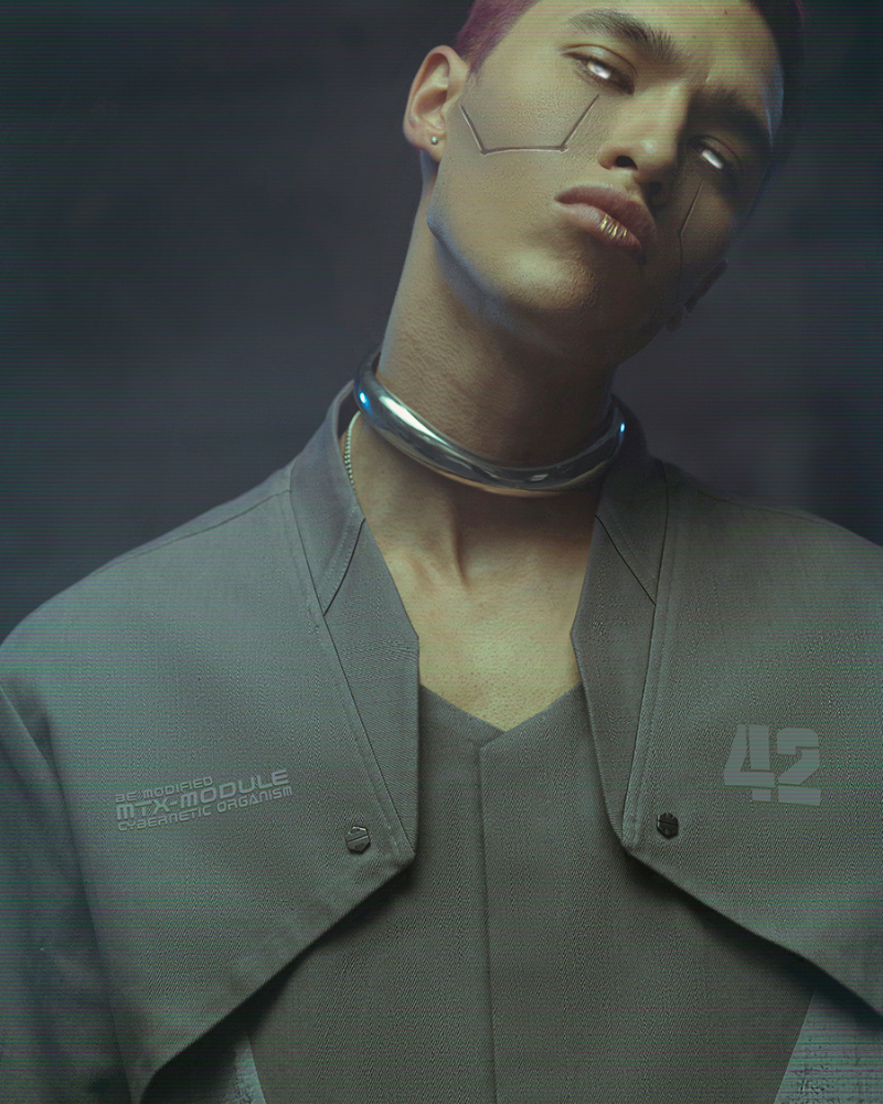 Cyberpunk Outfits Military Style Short Sleeve Shirt