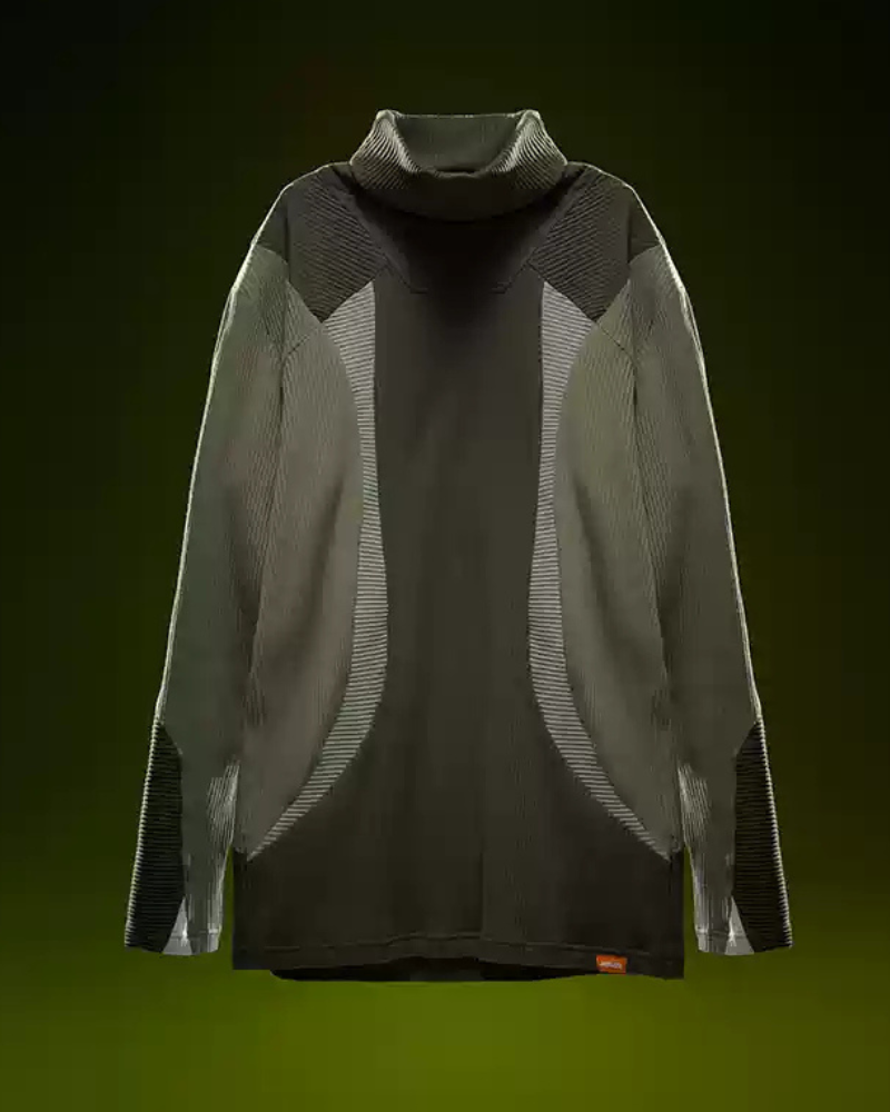 Cyberpunk Outfits Unisex Turtleneck Sweatshirt