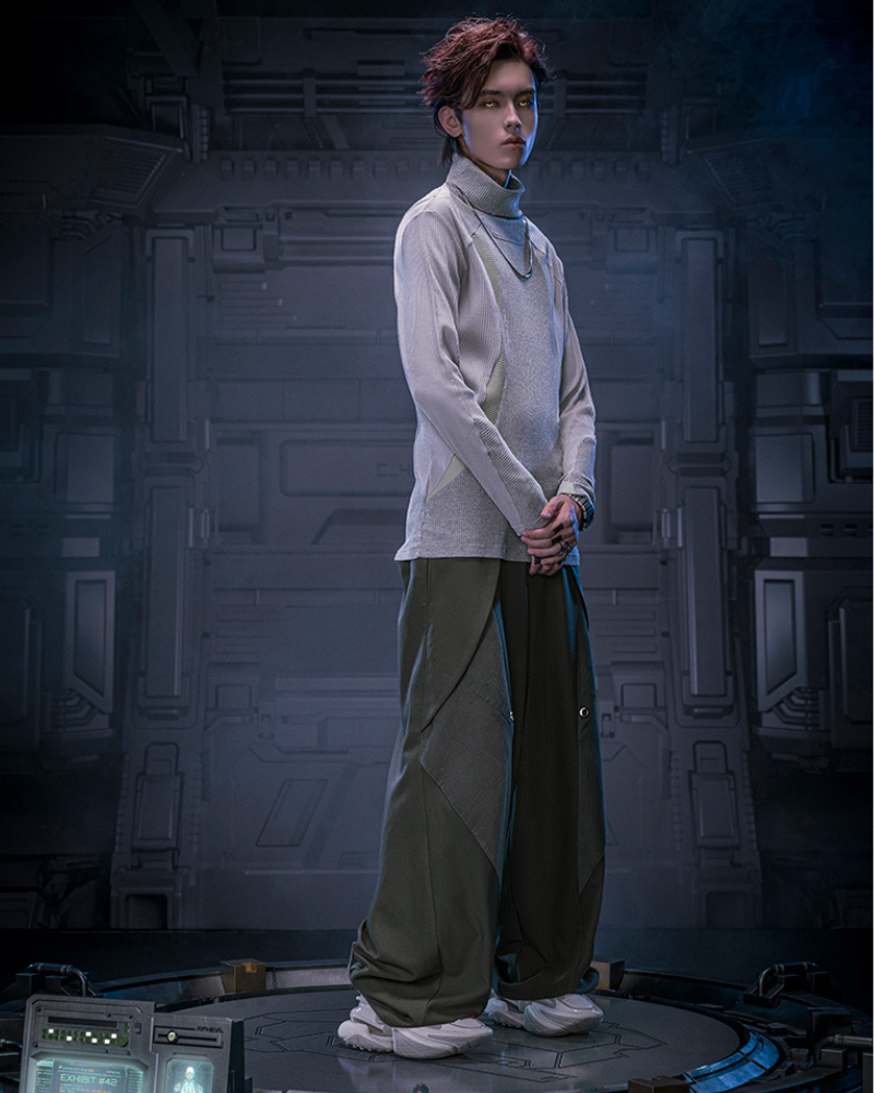 Cyberpunk Outfits Unisex Turtleneck Sweatshirt