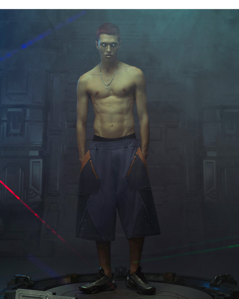 Cyberpunk Outfits Star Alliance Sports Shorts
