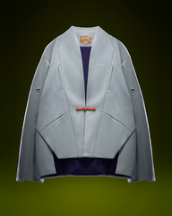 Cyberpunk Outfits Unisex Suede Minimalist Future Jacket