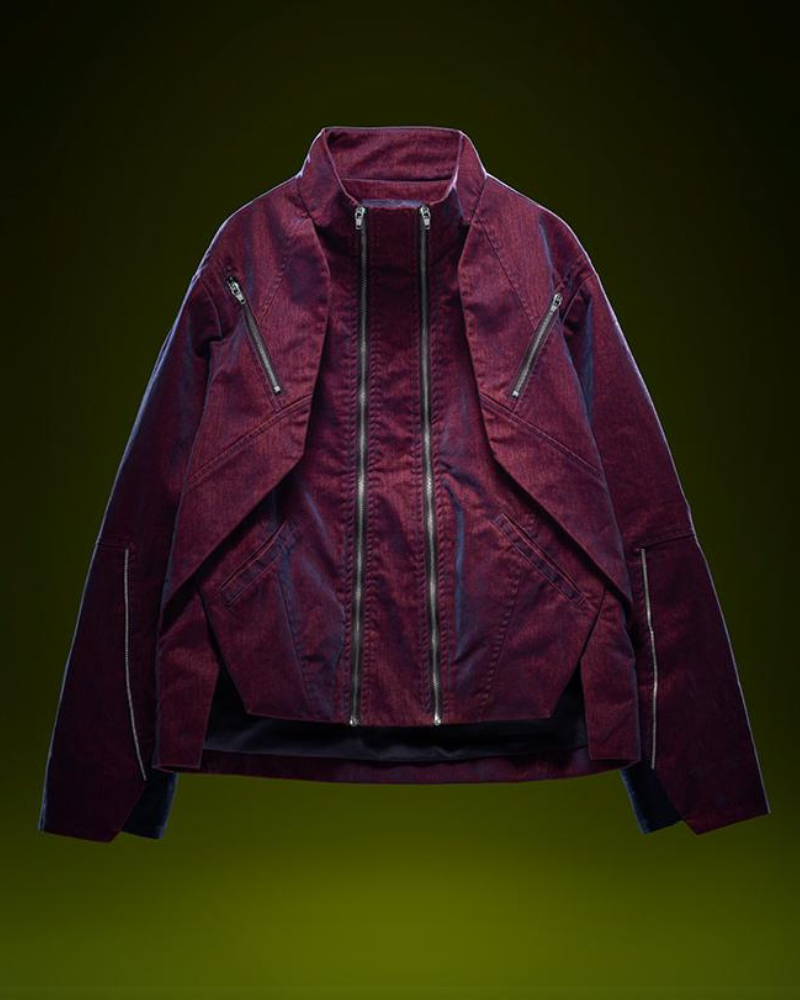 Cyberpunk Outfits Unisex Velvet Short Jacket
