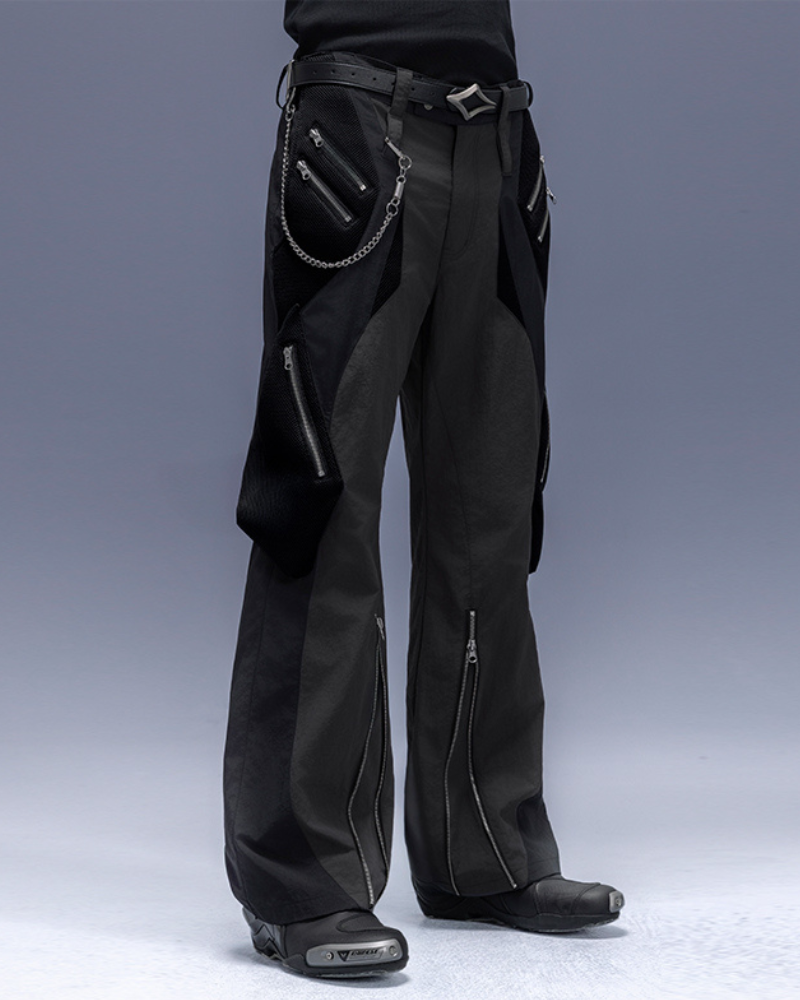 Cyberpunk Outfits Wide-Leg Pants