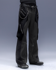 Cyberpunk Outfits Wide-Leg Pants