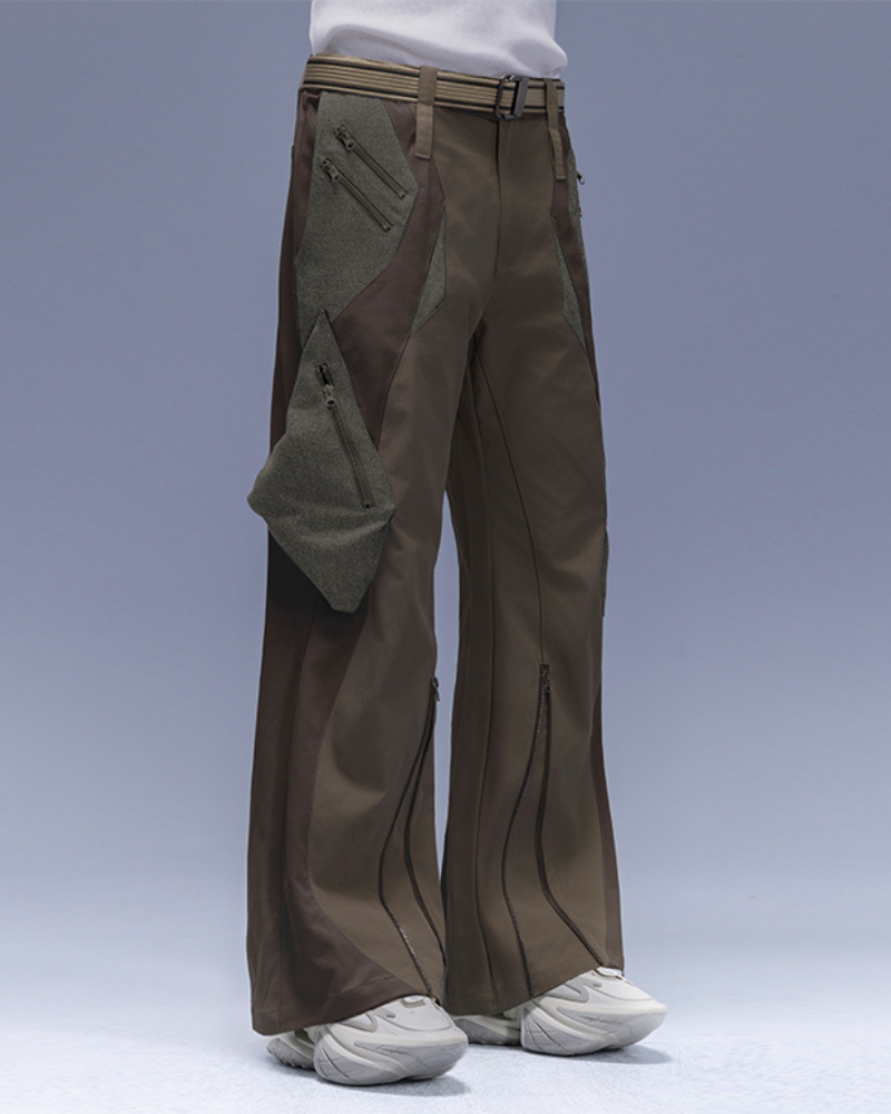 Cyberpunk Outfits Wide-Leg Pants