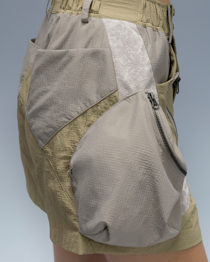 Cyberpunk Street-Style Star Arc Cocoon Pocket Shorts - Women