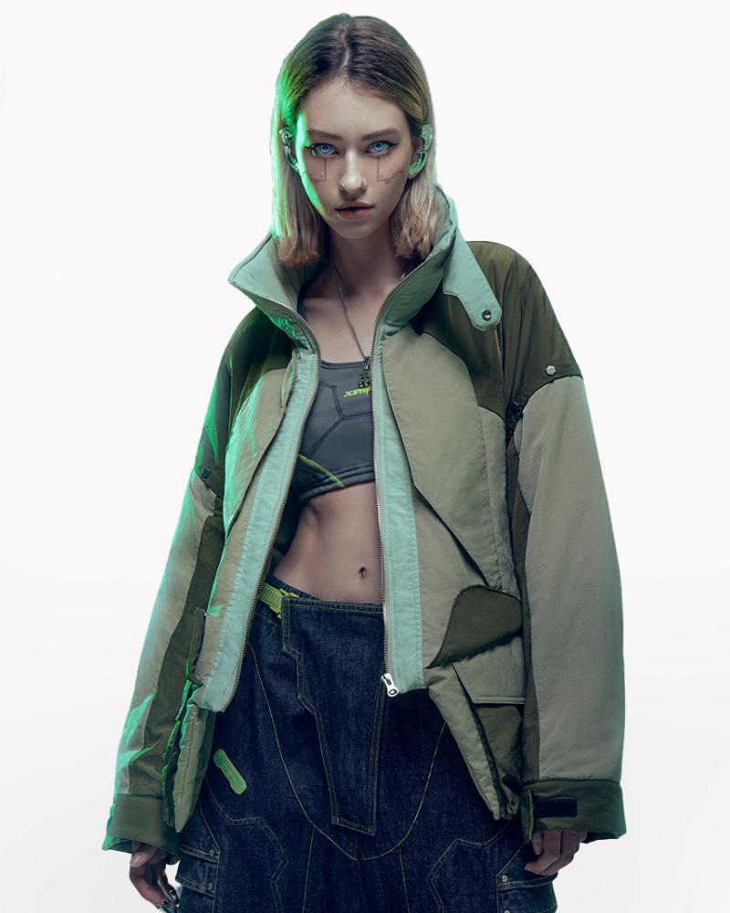Cyberpunk Outfits Exotic Hacker Urban Winter Jacket