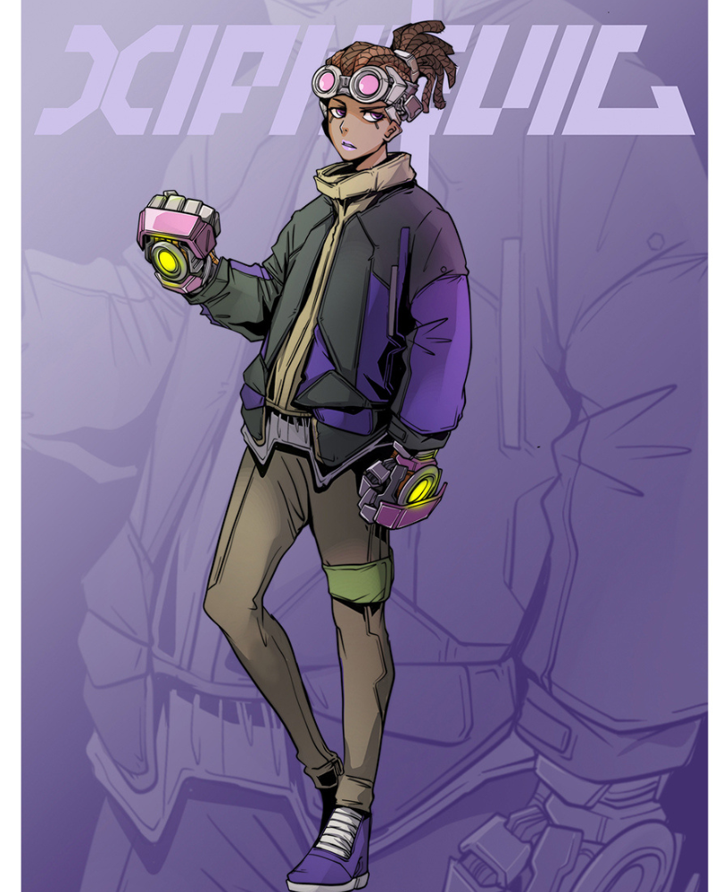 Cyberpunk Outfits Exotic Hacker Urban Winter Jacket