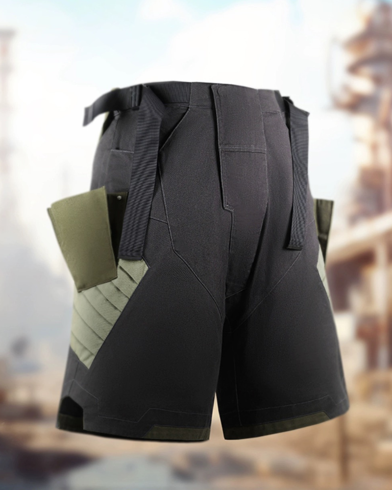 Fist Power Cyberpunk Washed Cargo Shorts