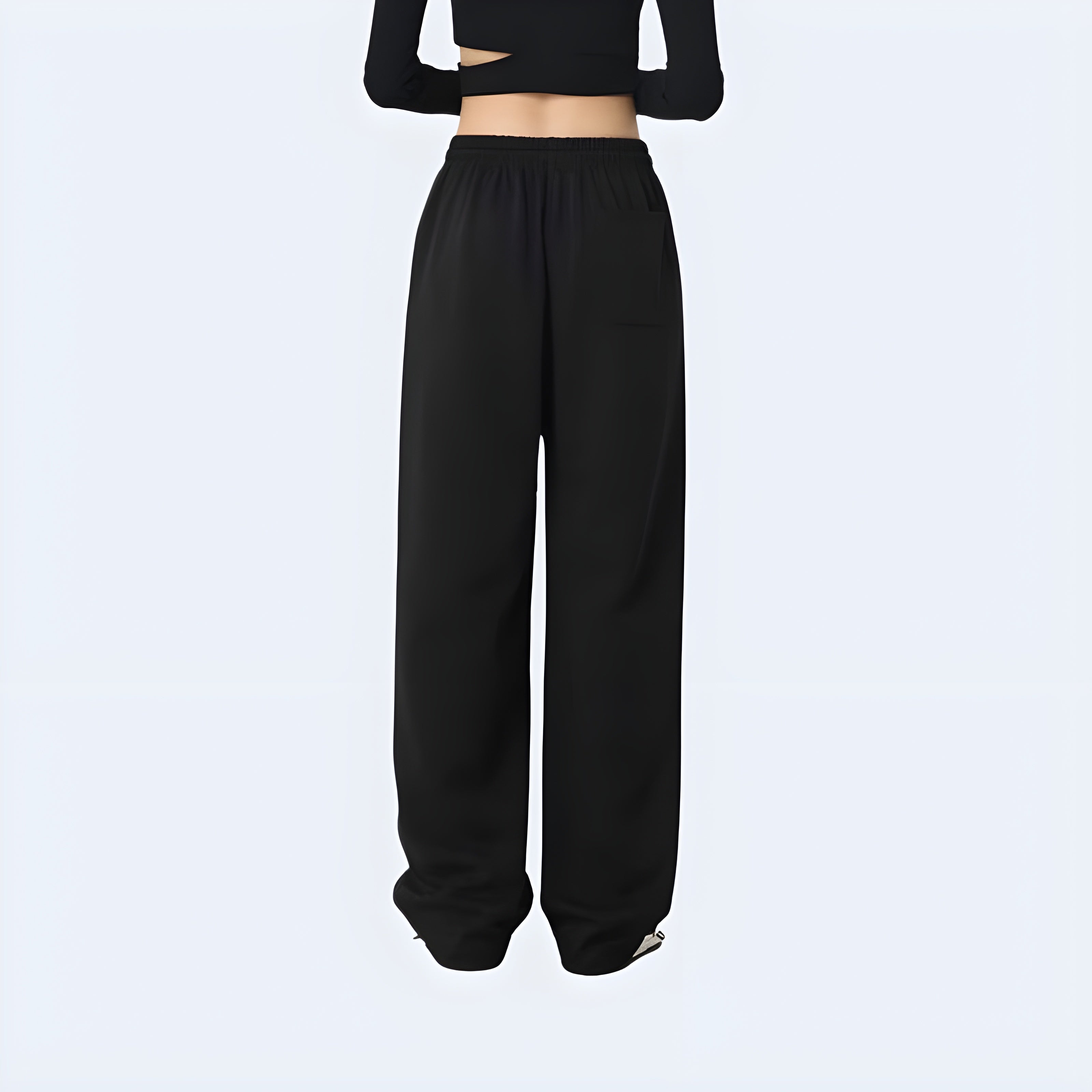 Black And Pink Cargo Pants