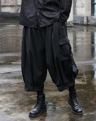 Yamamoto Japanese Black Ninja Cargo Pants