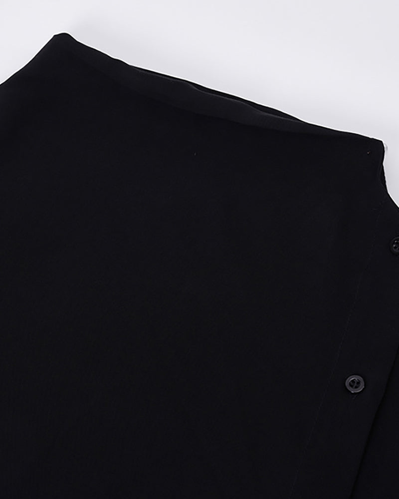 Yamamoto Relaxed Standing Collar Japanese Shirt