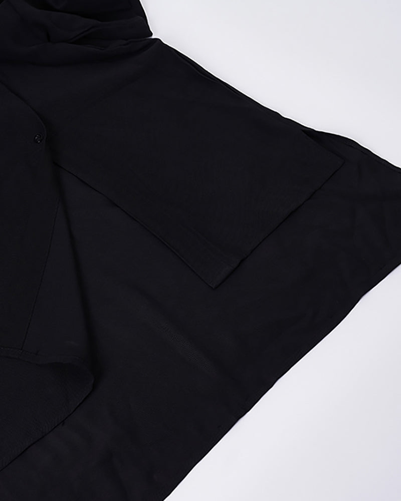 Yamamoto Relaxed Standing Collar Japanese Shirt
