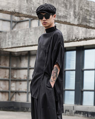 Yamamoto Relaxed Standing Collar Japanese Shirt