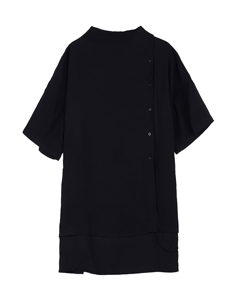 Yamamoto Relaxed Standing Collar Japanese Shirt