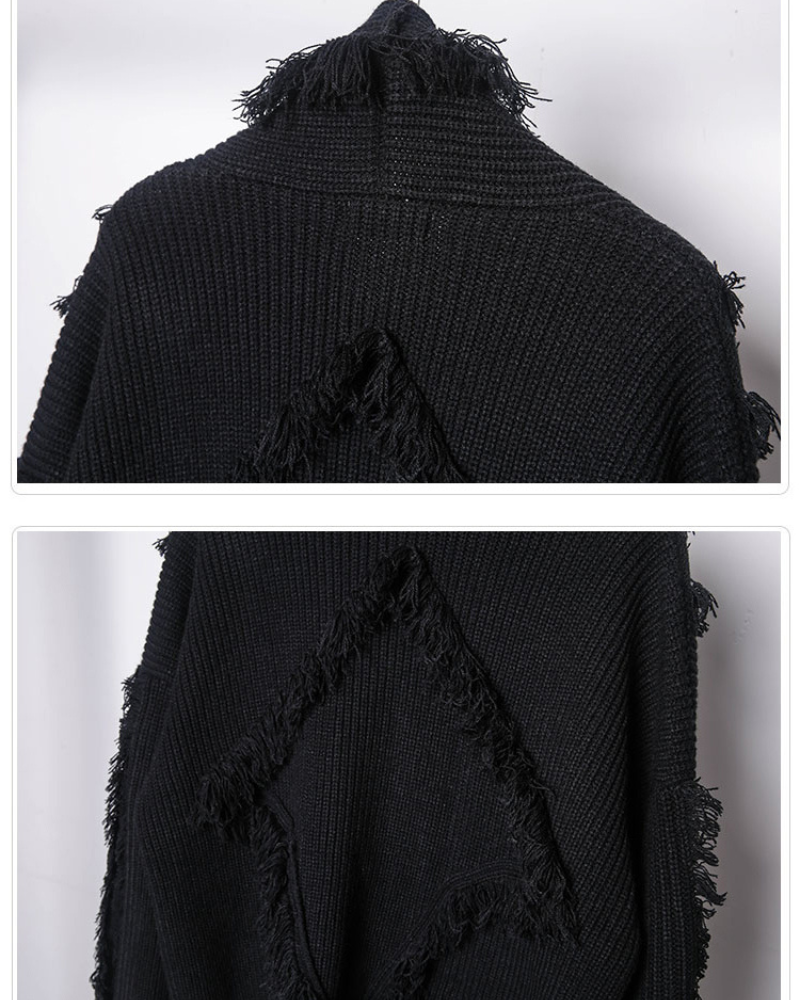 Yamamoto Tassel-Design Knitted Sweater