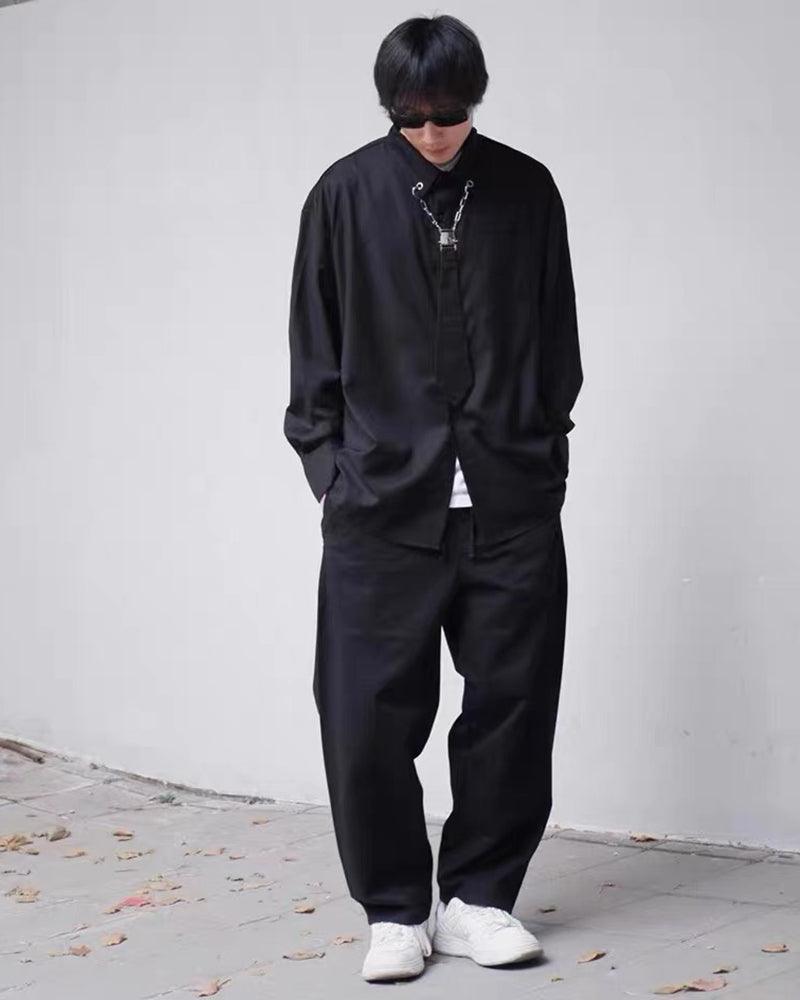 Chain Tie Long Sleeve Shirt