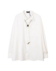 Chain Tie Long Sleeve Shirt