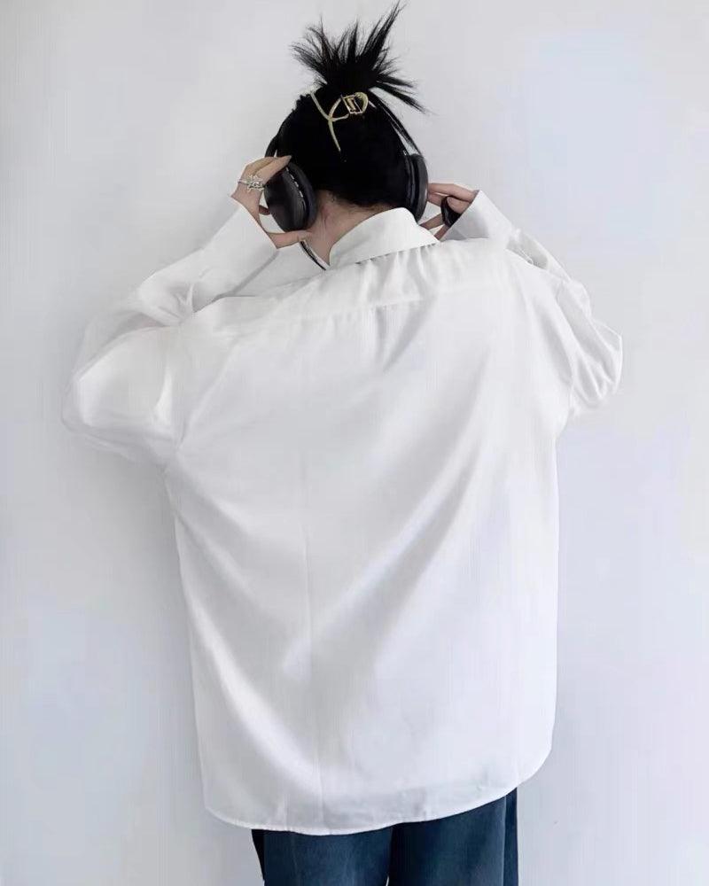 Chain Tie Long Sleeve Shirt