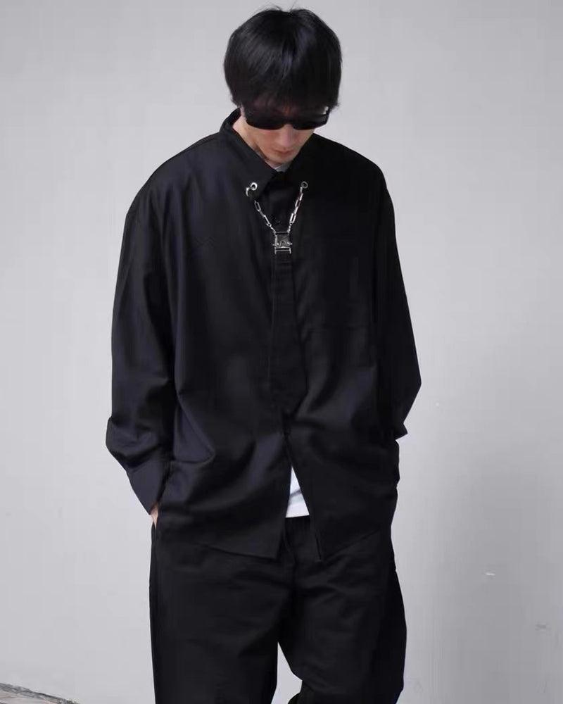 Chain Tie Long Sleeve Shirt