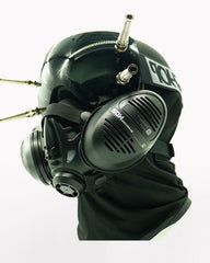 Futuristic Cyberpunk Goggles And Mask
