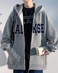 Streetwear Urban Thick Zip Up Hoodie
