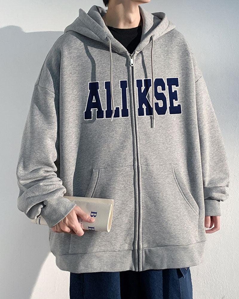 Streetwear Urban Thick Zip Up Hoodie