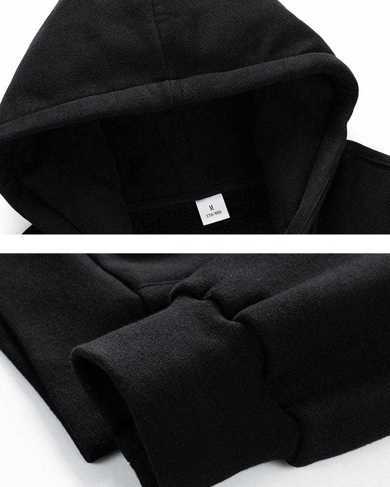 Streetwear Urban Thick Zip Up Hoodie