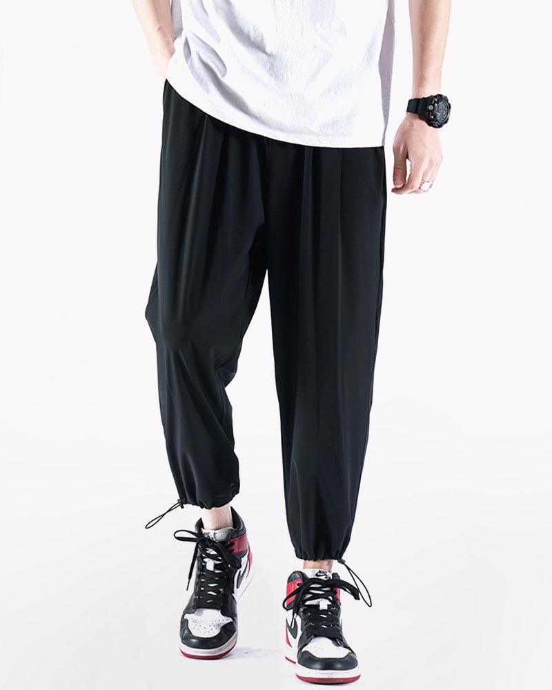 Summer Ice Silk Jogger Pants