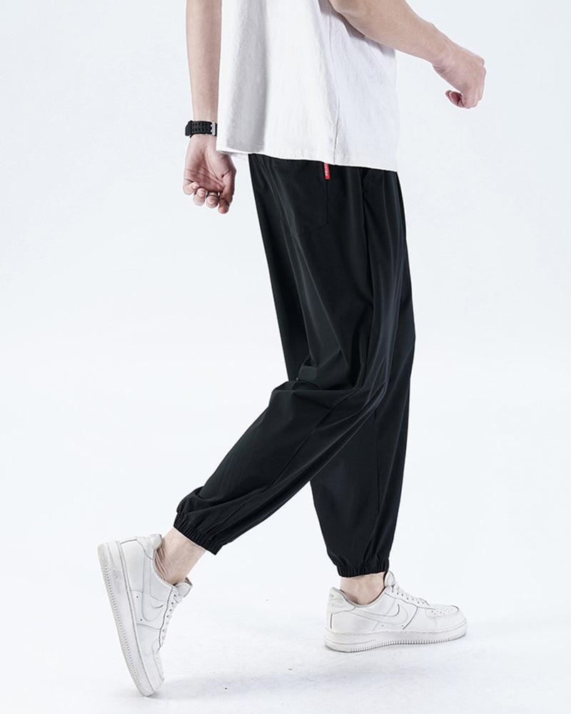 Summer Ice Silk Jogger Pants