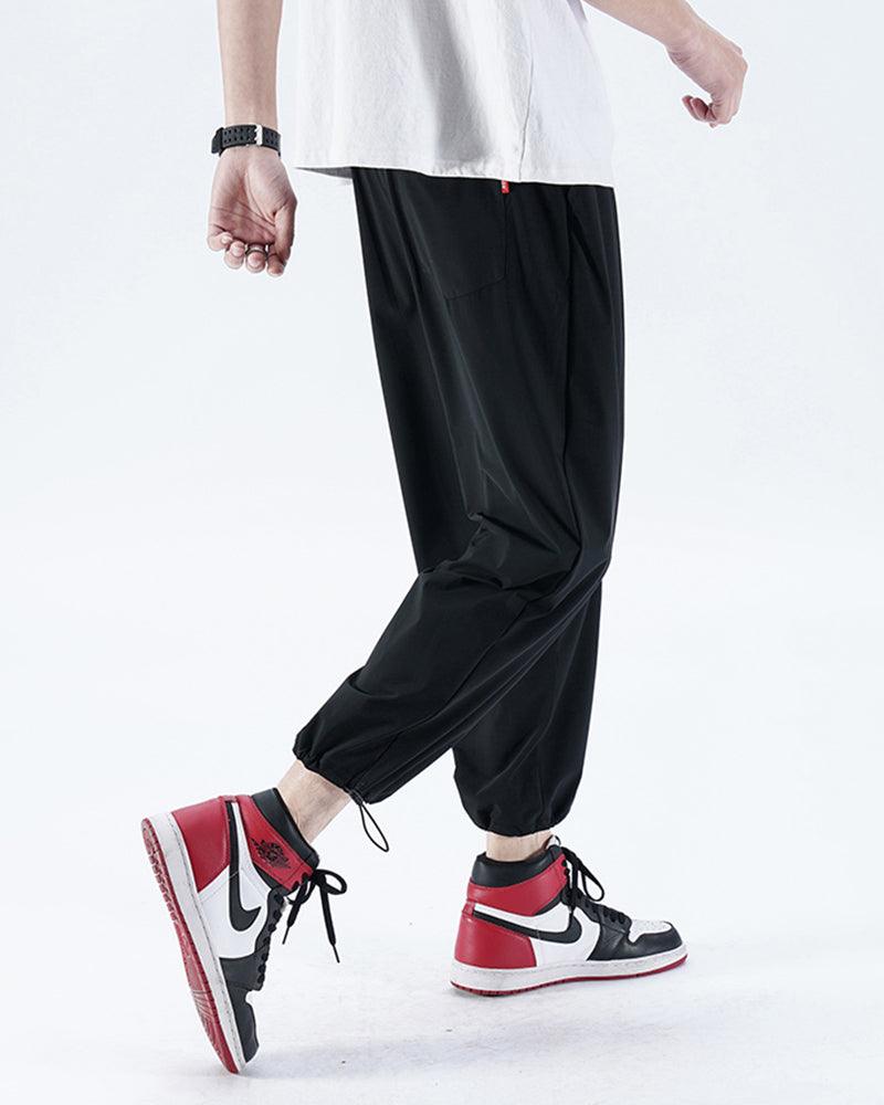 Summer Ice Silk Jogger Pants
