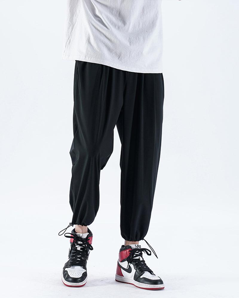 Summer Ice Silk Jogger Pants