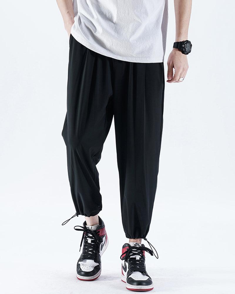 Summer Ice Silk Jogger Pants