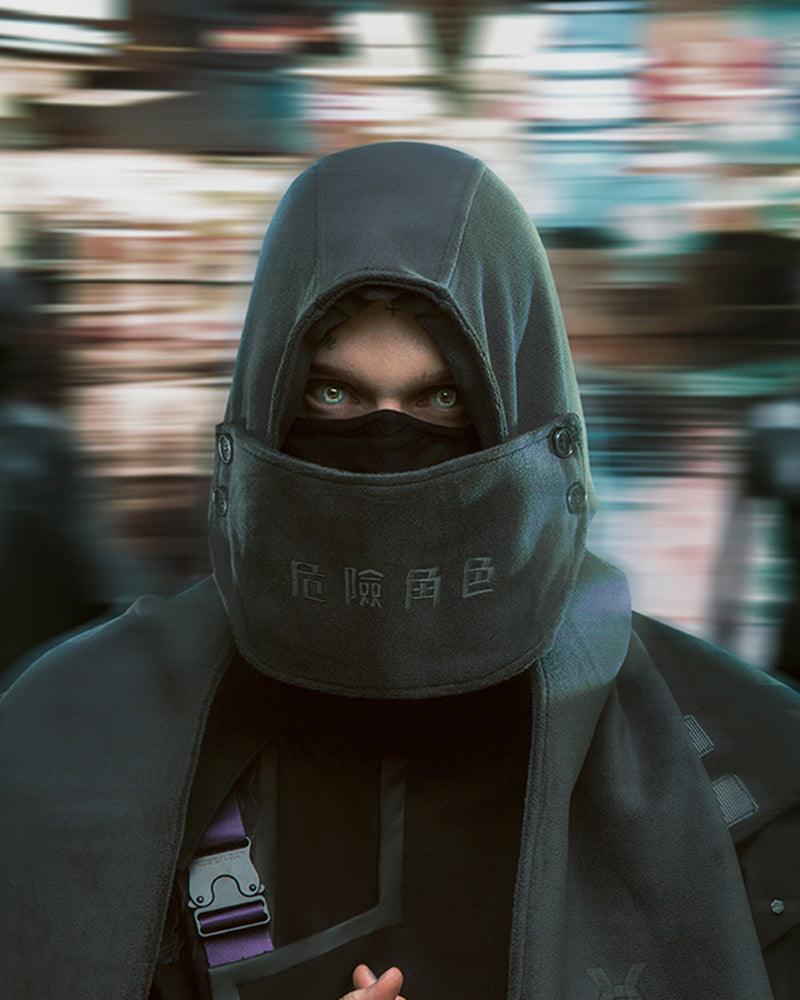 Cyberpunk Assassin Ninja Scarf And Mask
